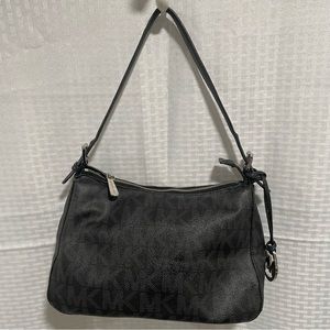 Michael Kors MK Black Shoulder Bag